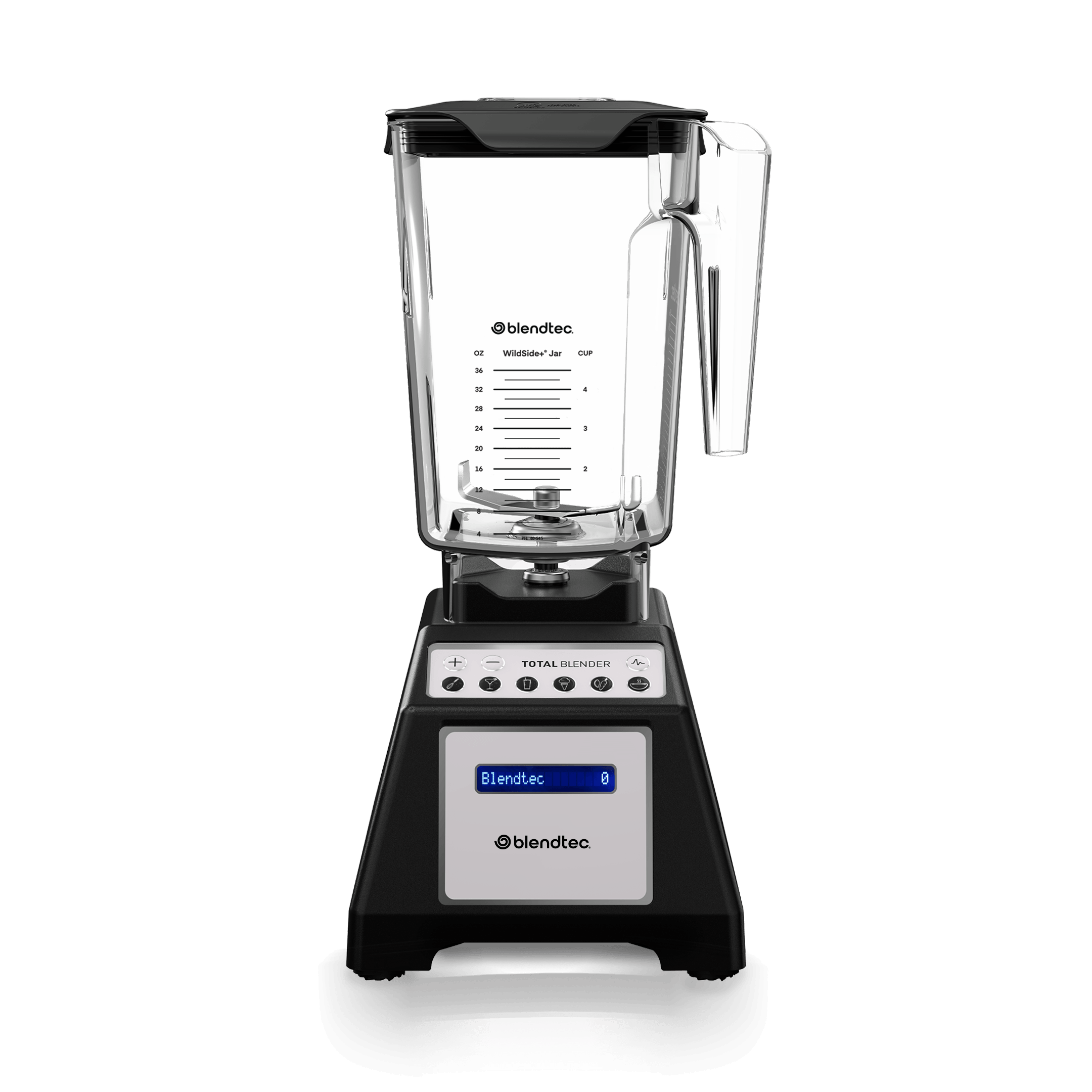 Black Total Blender Classic with WildSide+ jar; isolated manufacturer product asset, not an in-use image.