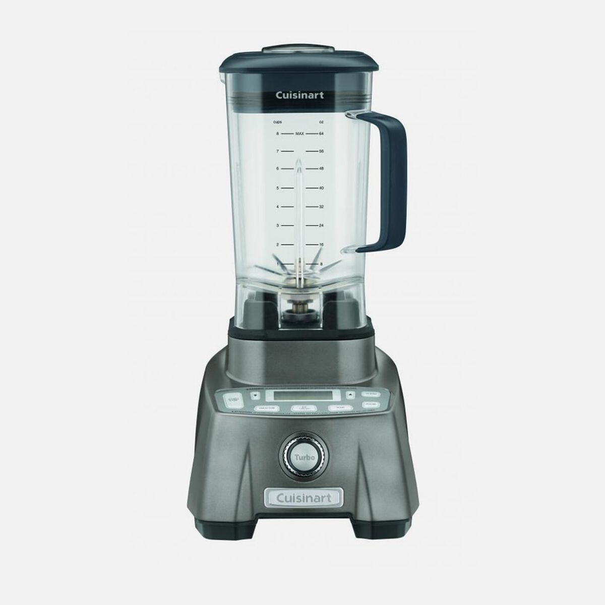 Cuisinart Hurricane Pro CBT-2000 Dark Gray blender with a graduated 64-ounce Tritan pitcher.