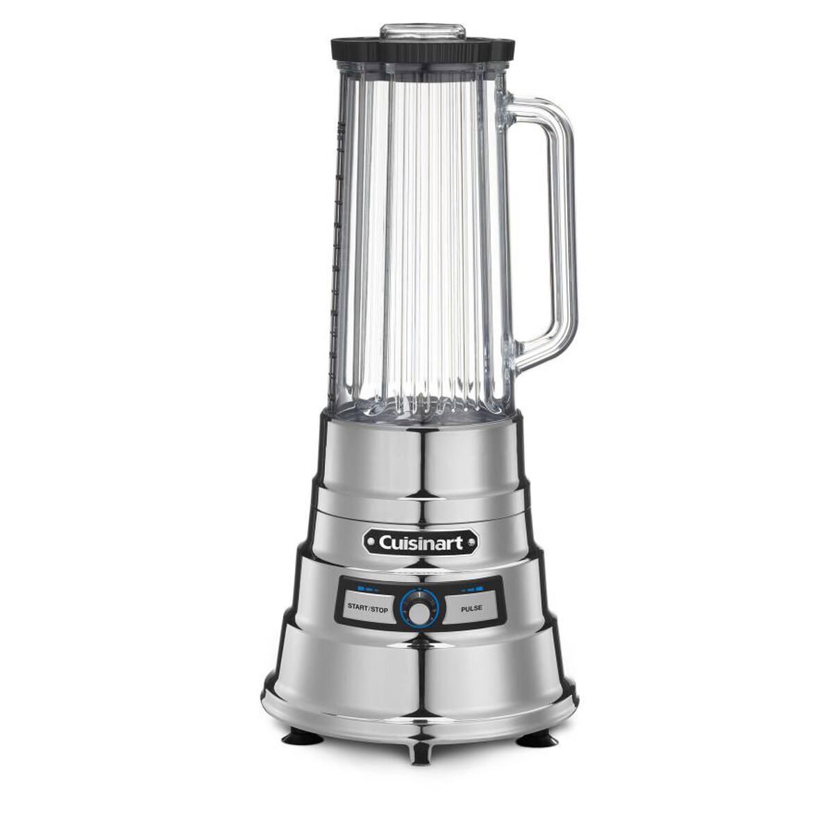 Cuisinart CBB-1200 Stainless Steel-finish base with its 56-ounce inverted cloverleaf carafe