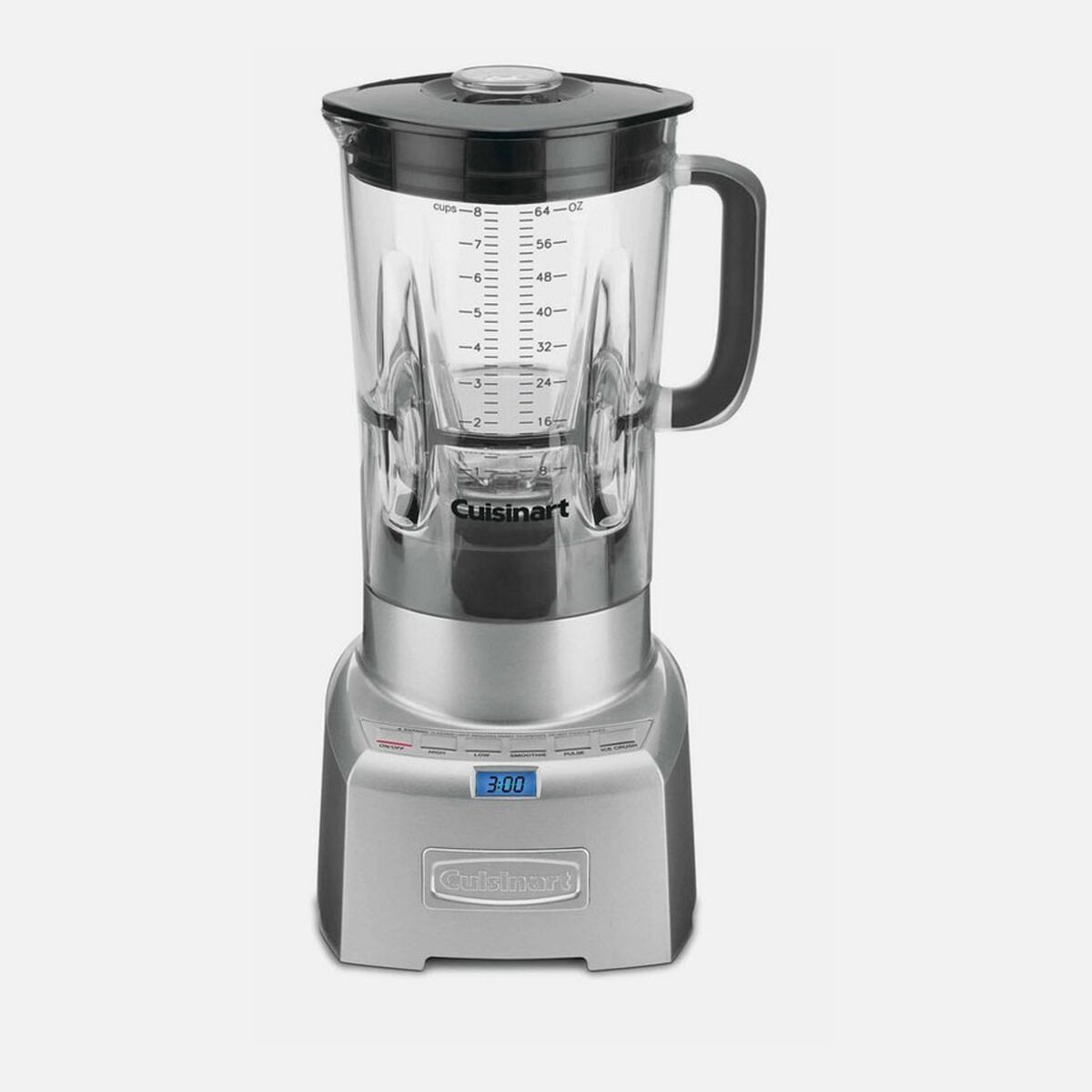 Cuisinart PowerEdge CBT-1000 Aluminum blender with a graduated 64-ounce BPA-free Tritan pitcher.