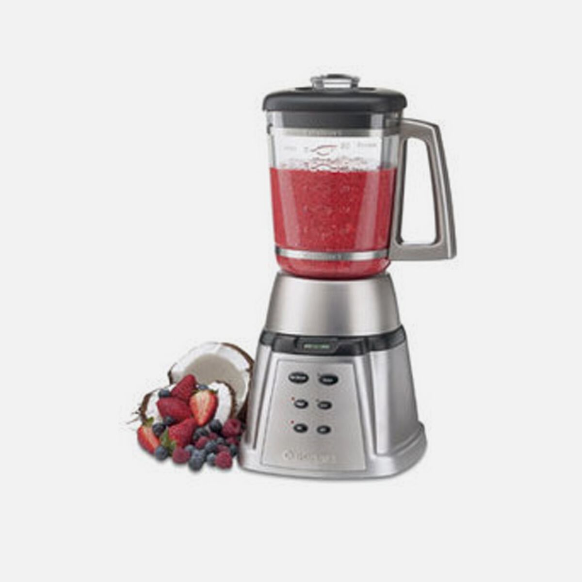 Cuisinart CBT-500 Brushed Stainless blender with a single glass pitcher