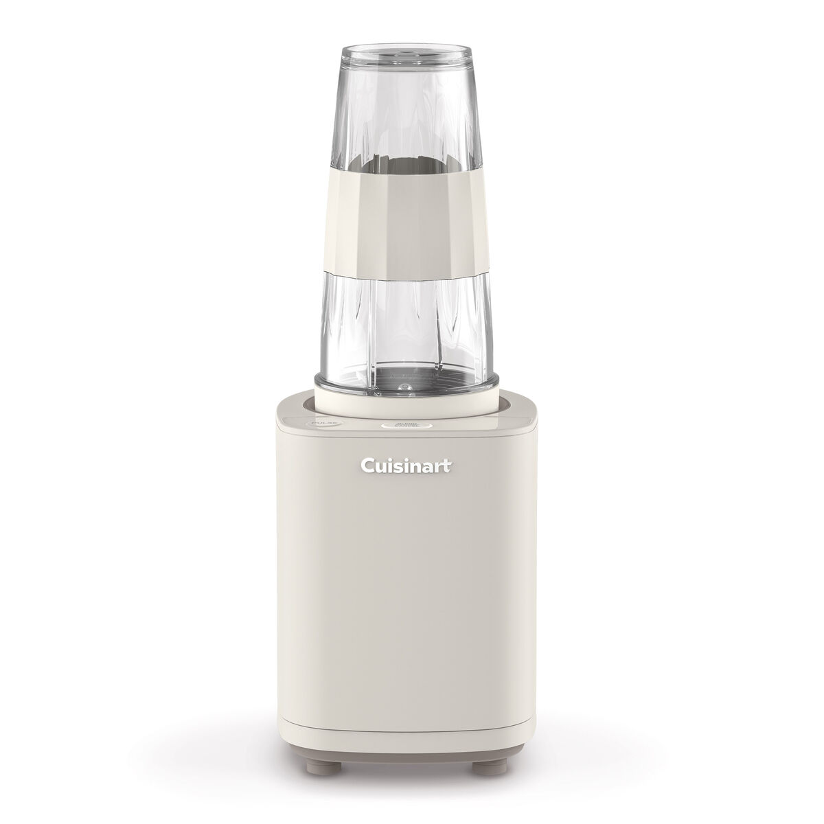 Cuisinart Soho CPB-7TR Truffle base and one clear cup with its removable silicone band