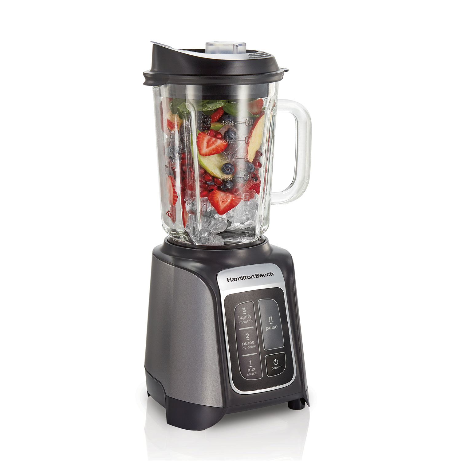 Hamilton Beach PowerMax Professional-Performance Blender 58600J manufacturer reference; staged contents are not included items.