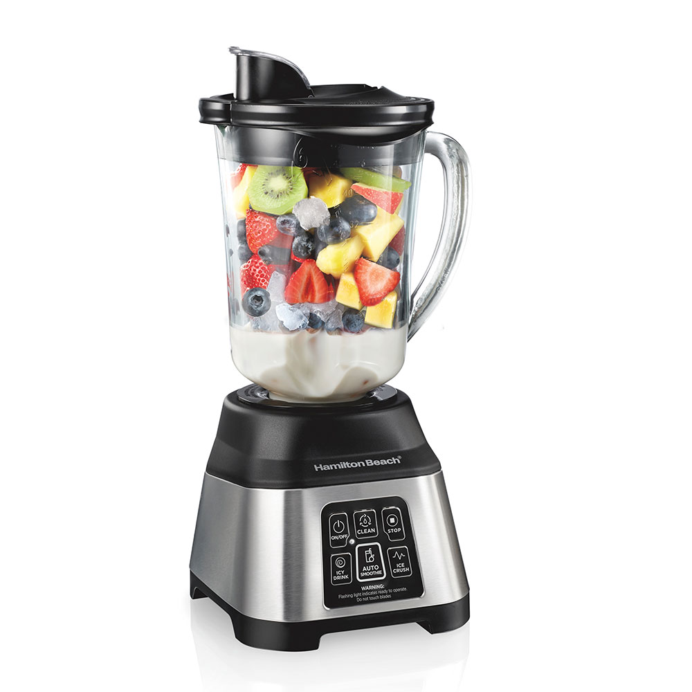 Hamilton Beach Smoothie Smart Blender 56202 manufacturer reference; staged contents are not included items.