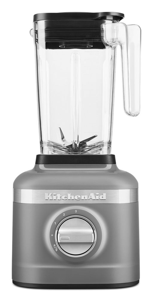 KitchenAid K150 KSB1325 Matte Charcoal Grey standard blender with 48-ounce jar and lid.