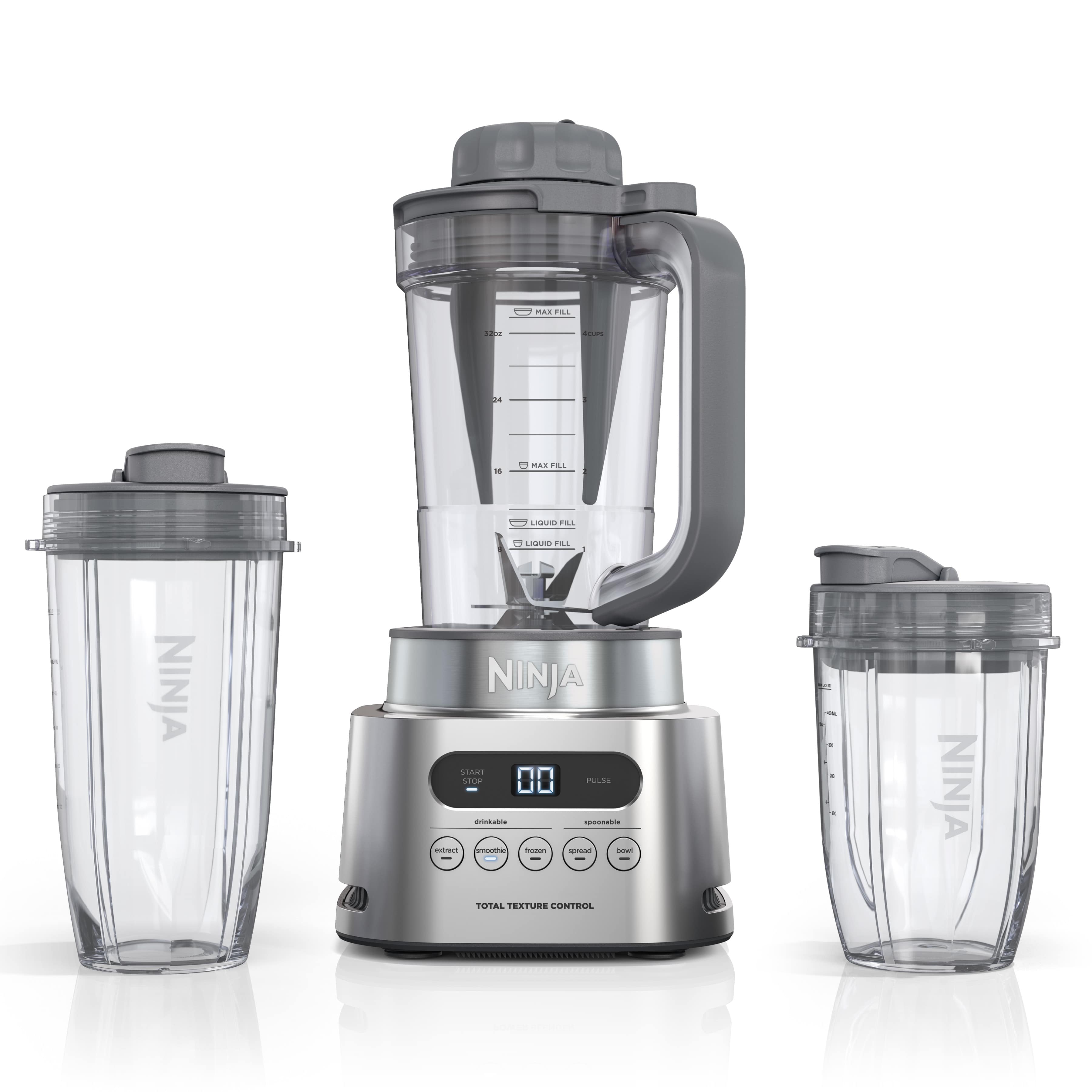 Ninja TWISTi SS151 34-ounce pitcher with motor base and two personal cups