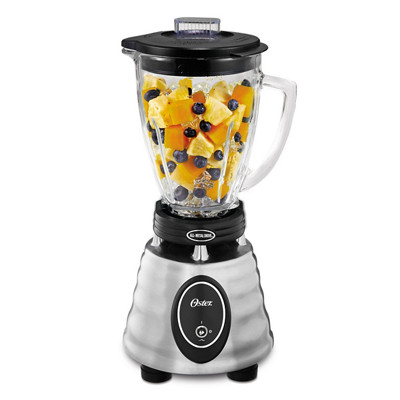 Exact Oster Oster® Classic Series Heritage Blender with 6-Cup Glass Jar, Stainless Steel manufacturer product image.