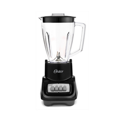 Black Oster Turbo Blender SAP 2204535 with a clear handled jar (exact manufacturer-linked image).